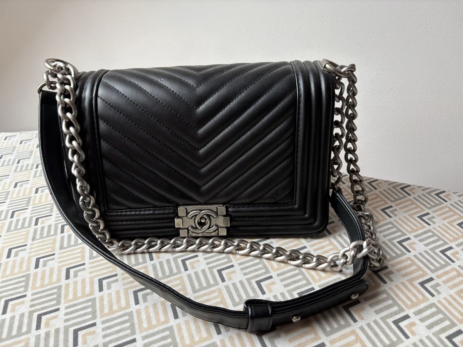 Torebka chanel boy sran idealny