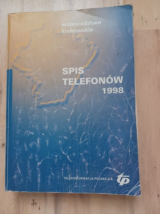Książka telefoniczna województwo krakowskie 1998 rok