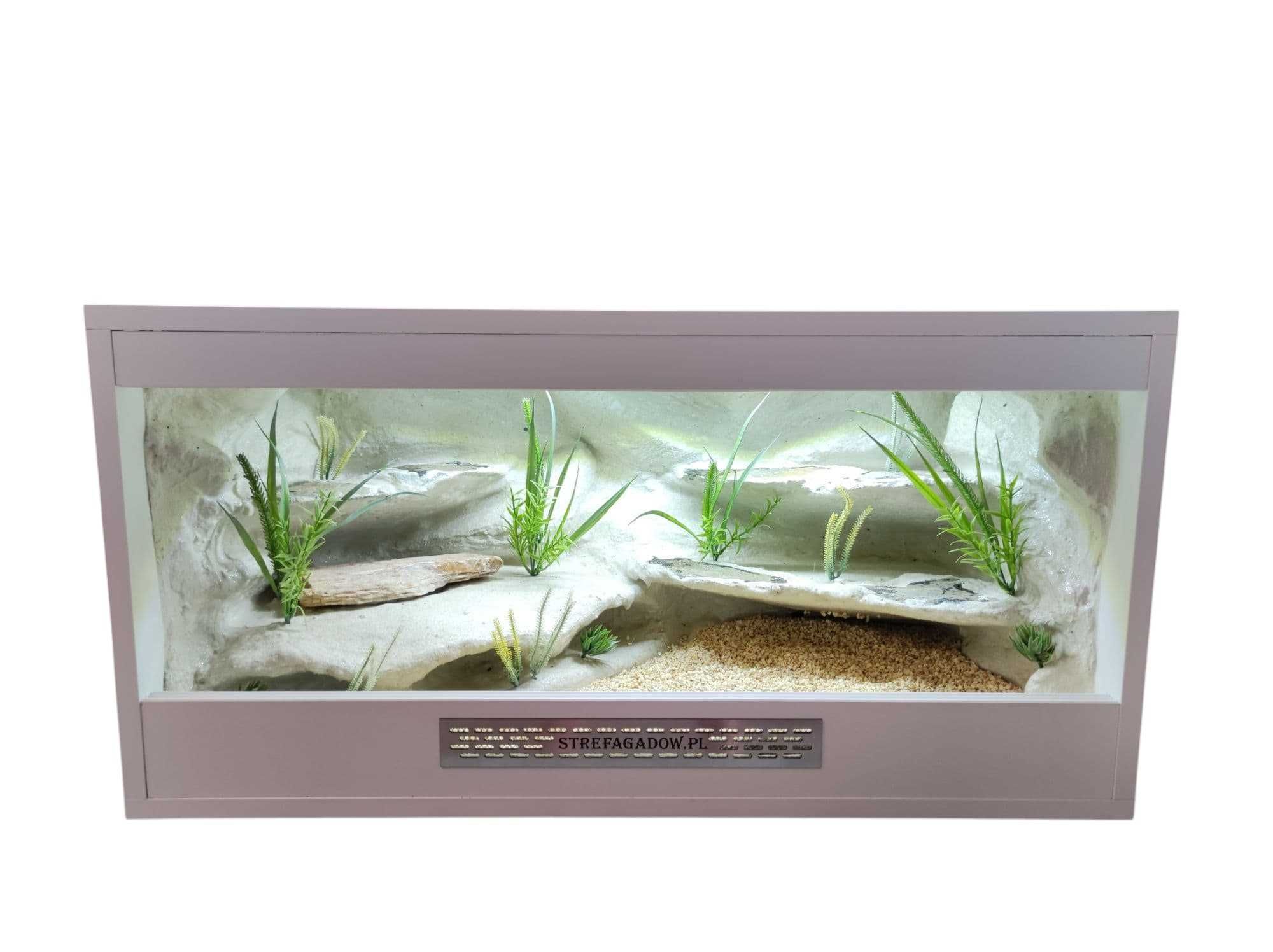 Terrarium pustynne nr743 80/40/40 dla gekonów lamparcich DOSTĘPNE