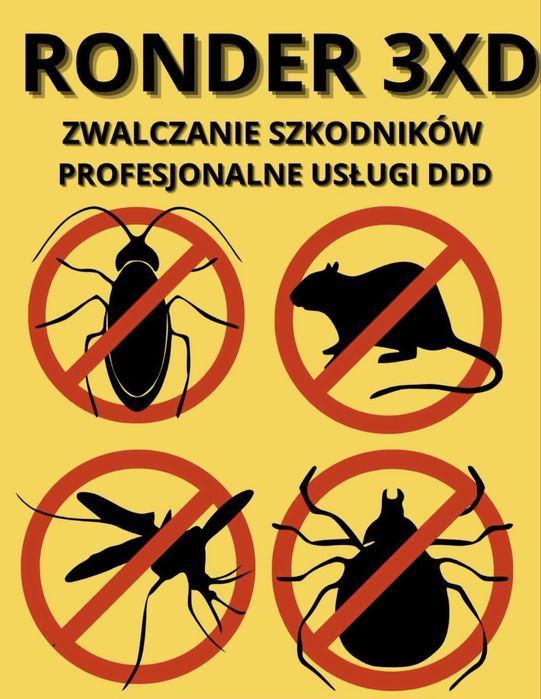 Dezynfekcja,dezynsekcja,deratyzacja!Usługi DDD!Zwalczanie szkodników!