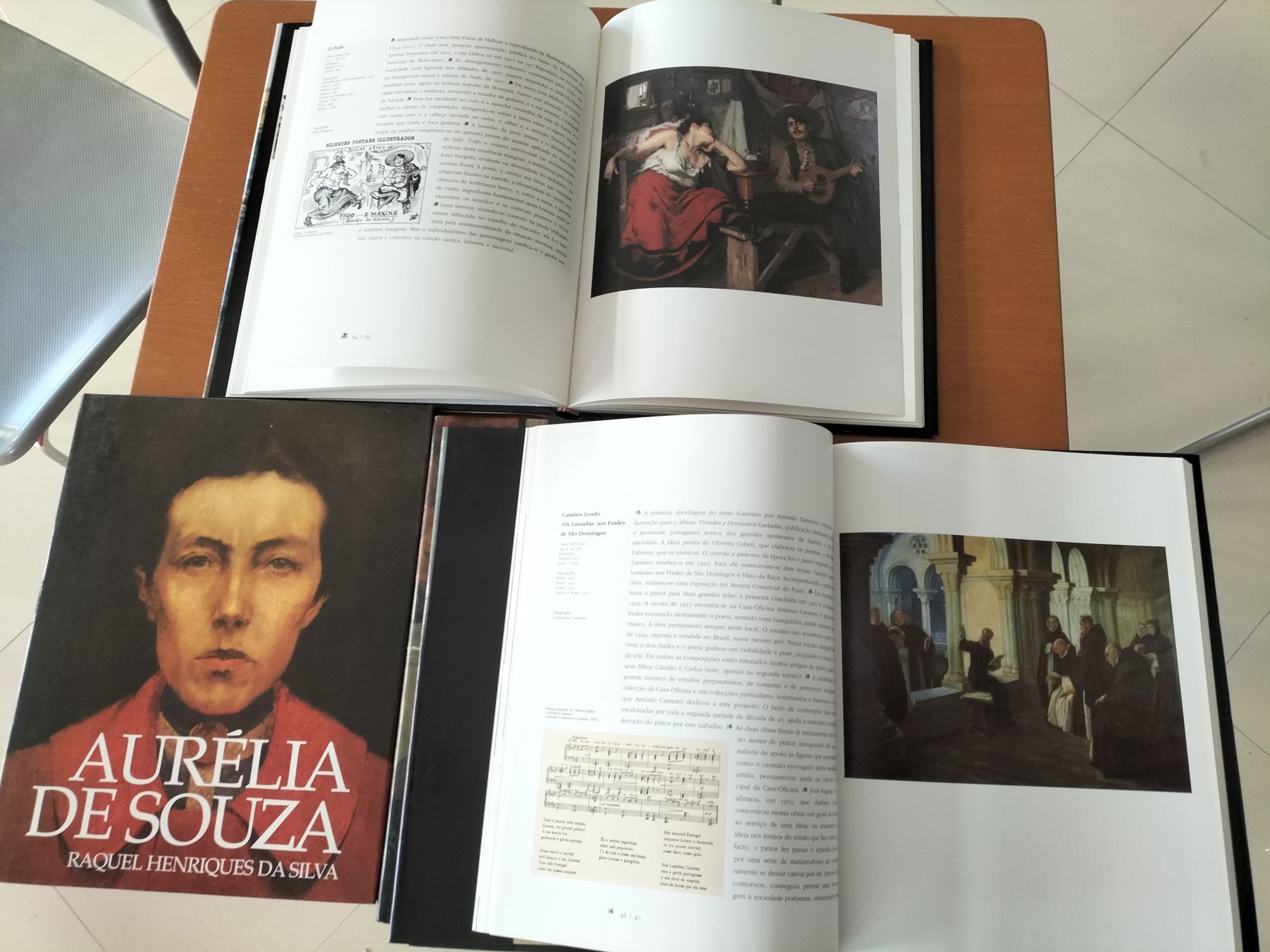 Coleção 4 livros sobre artistas portugueses
