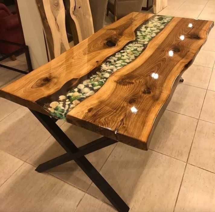 Mesas de Epoxy: Arte, Elegância e Exclusividade no Seu Espaço!