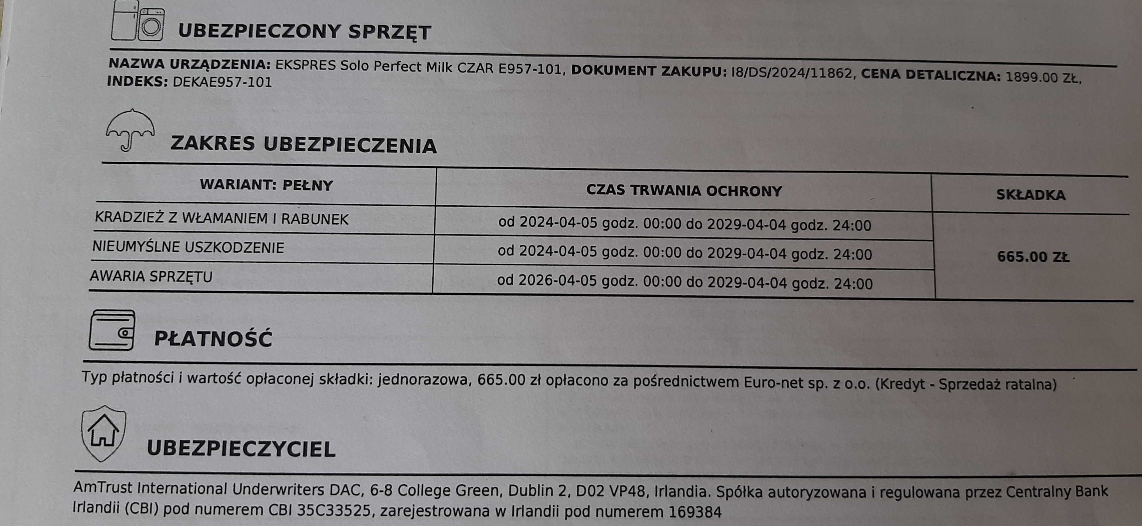 Ekspres Melitta automatyczny