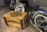 Skrzynia drewniana 76x44x44cm, kufer, Harley D. + GRATIS