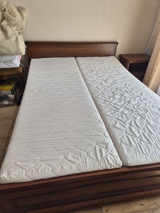 Rama łóżka 140 x 200 z nocną szafką