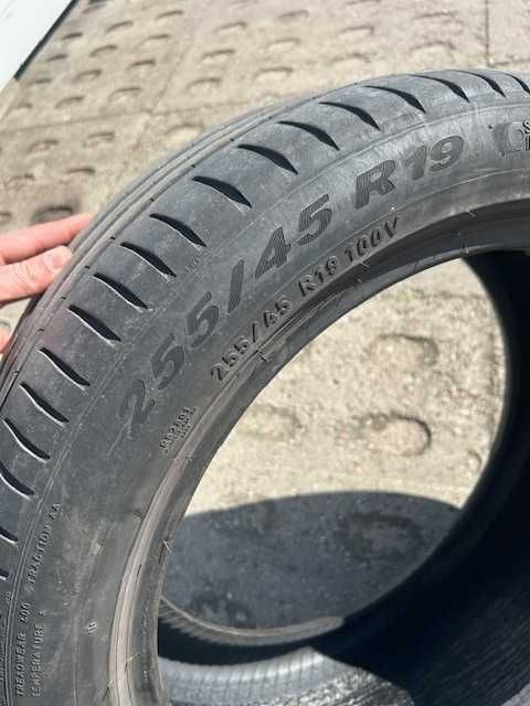 Opony Pirelli 255/45 R19 Letnie Używane DOT  2020 4szt