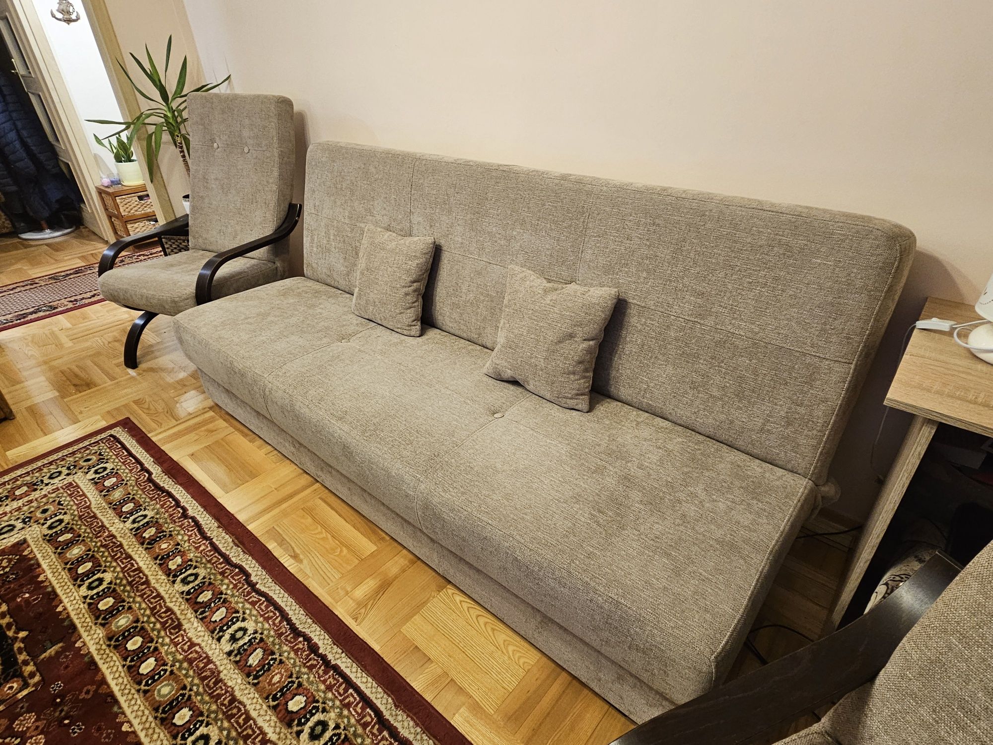 Komplet wypoczynkowy kanapa i dwa fotele