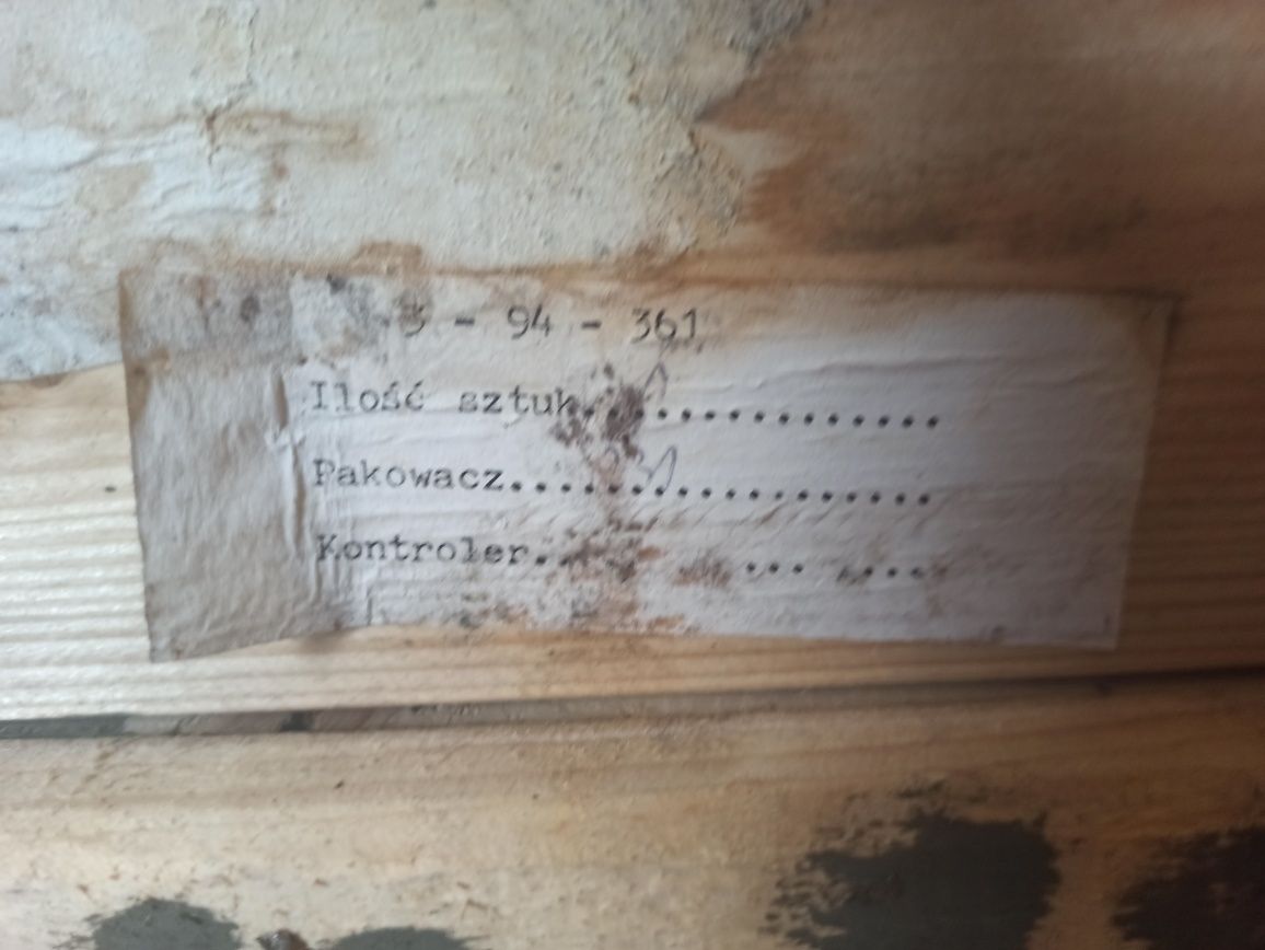 Skrzynia wojskowa drewniana po amunicji
