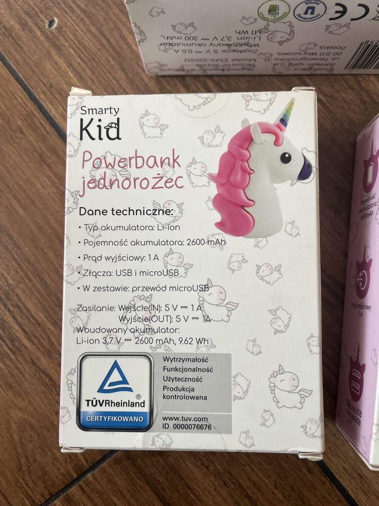 Nowy powerbank jednorożec smartyKid mPTech