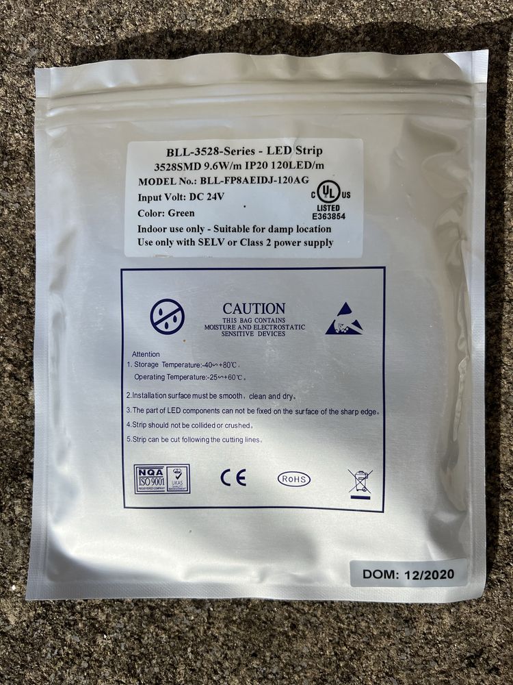 Fita LED para utilização intensiva.