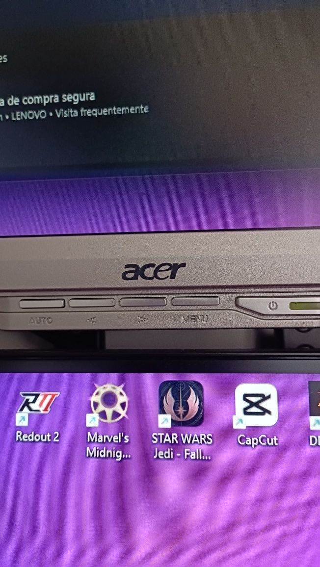 Monitor 19 acer impecável