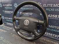 Volante usado pele com airbag VW PASSAT B5.5 SHARAN GOLF BORA