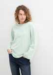 B.P.C t-shirt damski długi rękaw oversize z szerokimi rękawami ^48/50
