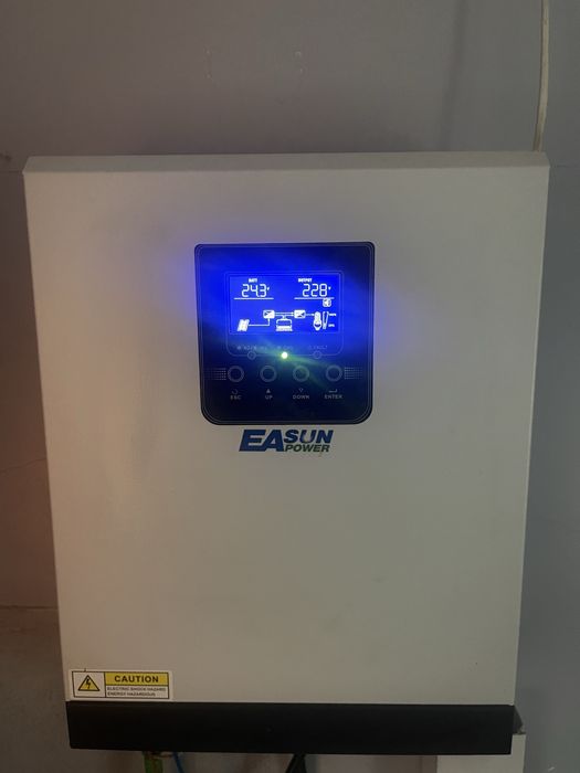 Продам  автономне  живлення easun 3kwt 24 v, lg chem 130 ah, bms jk