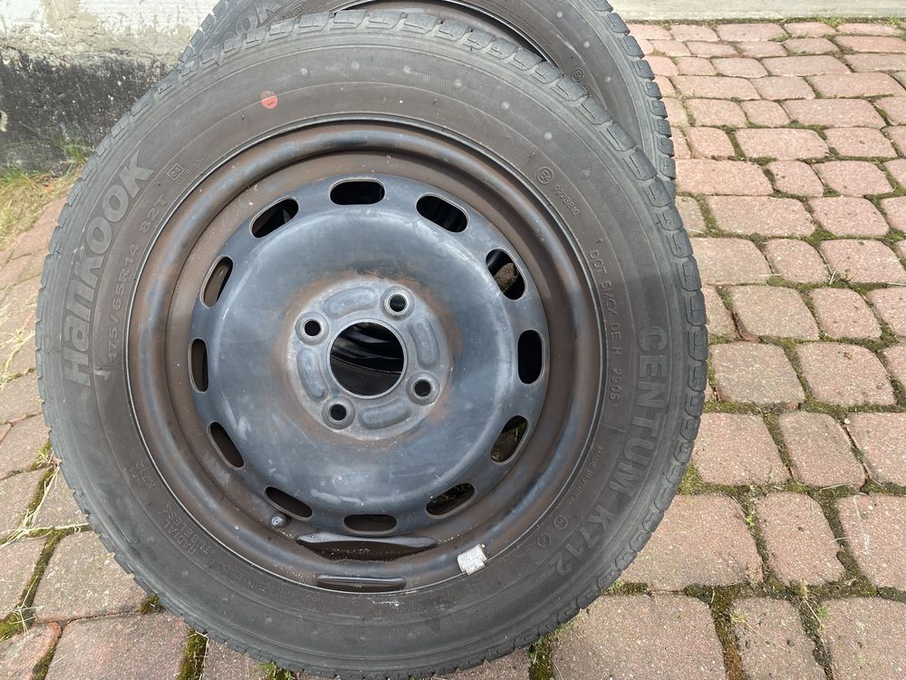 opony letnie hankook 175/65R14 82T z felgami