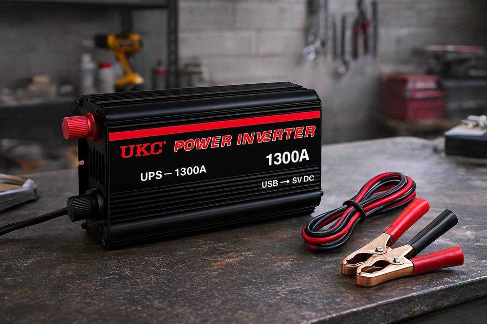 Бесперебойник-инвертор 1300 UPS / ЧИСТАЯ СИНУСОИДА/ с ПОДЗАРЯДКОЙ