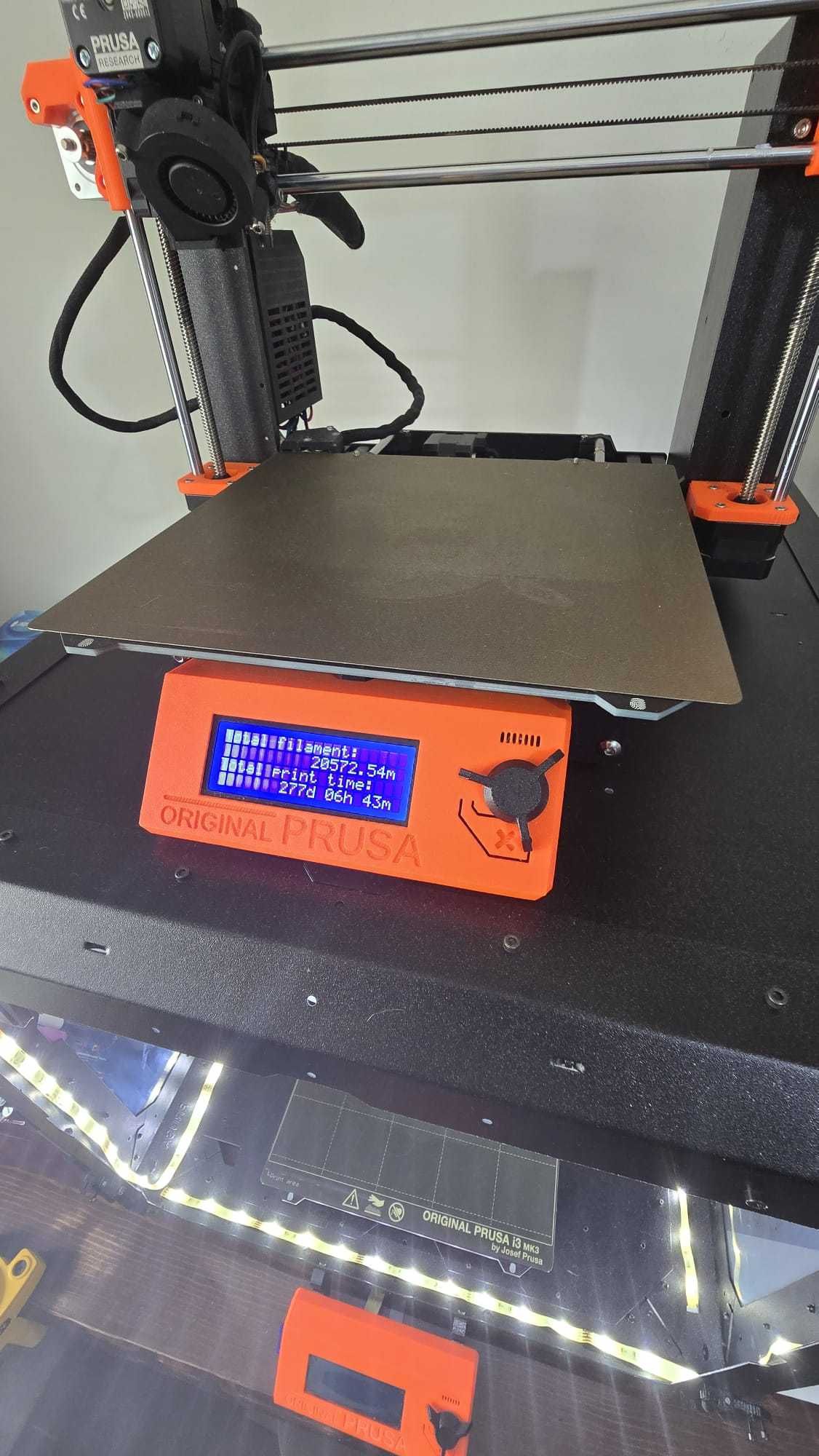 2 Impressoras 3D Prusa MK3 S+ e enclosure