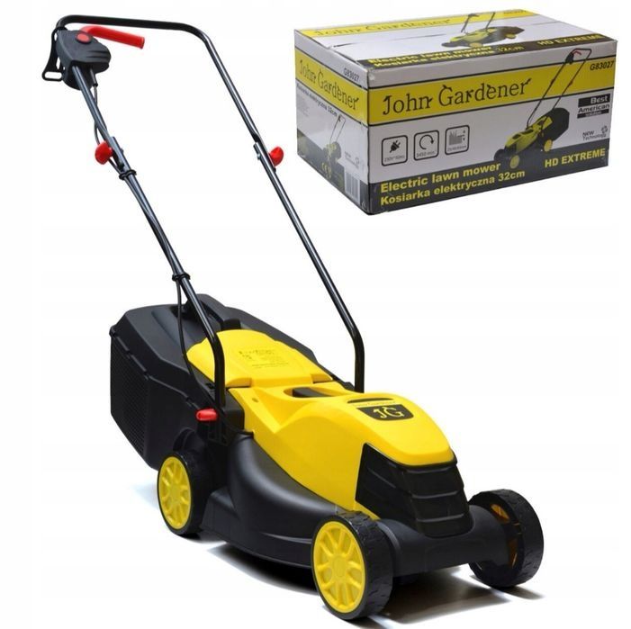 Kosiarka elektryczna 2850W na kołach z koszem Nowa Ostrowiec Św.Kielce