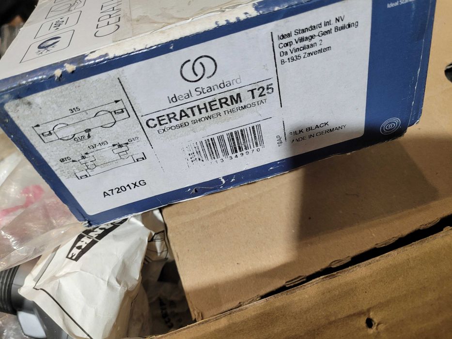 Ideal Standard Ceratherm T25 Termostat Prysznicowy Czarna