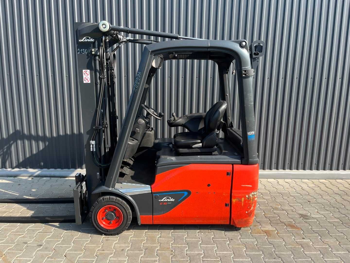 Wózek widłowy Linde E16-02 Przesuw 2021 rok tylko 2080 h
