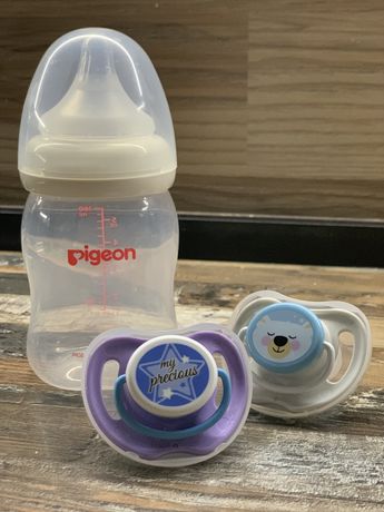 Бутылочка и соски японской фирмы Pigeon