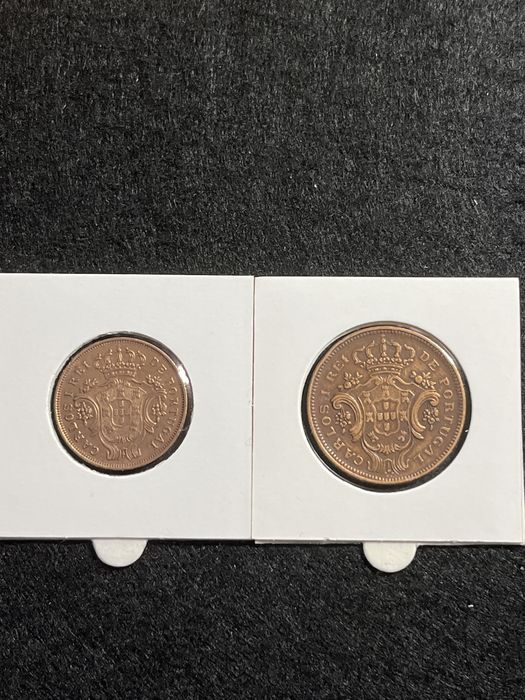 5 Reis e 10 Reis 1901 Açores ( Cobre )