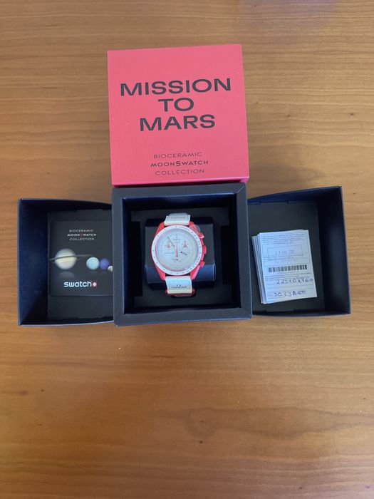 Relogio Swatch omega mission to MARS