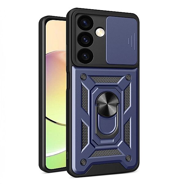 Etui Hybrid Armor Camshield do Xiaomi POCO C65 / Redmi 13C pancerne z