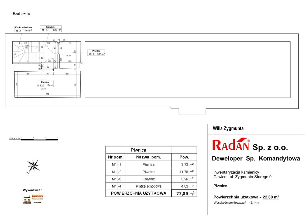 Zabytkowa willa na wyłączność,ścisłe centrum Gliwic 195 m2, dwa piętra