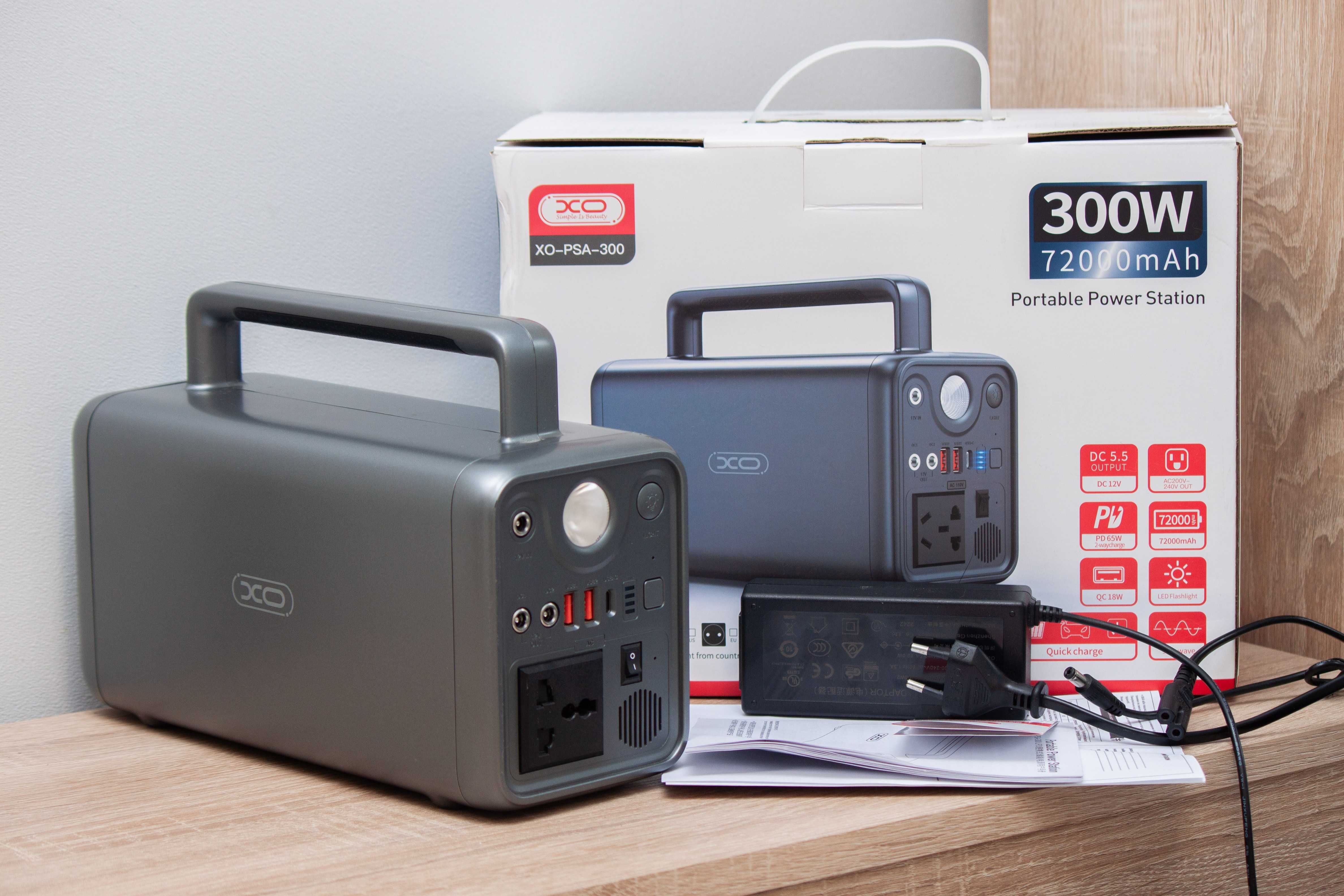 Зарядна станція XO PSA-300 / 300 W / 230 Wh / LiFePO4 Екофлоу Блекаут
