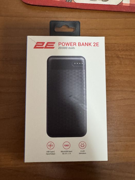 Павер банк, power bank 2E  20 000mAh