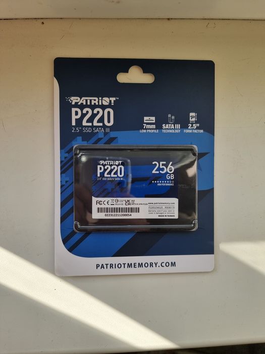 sata ssd 256gb patriot ssd-диск