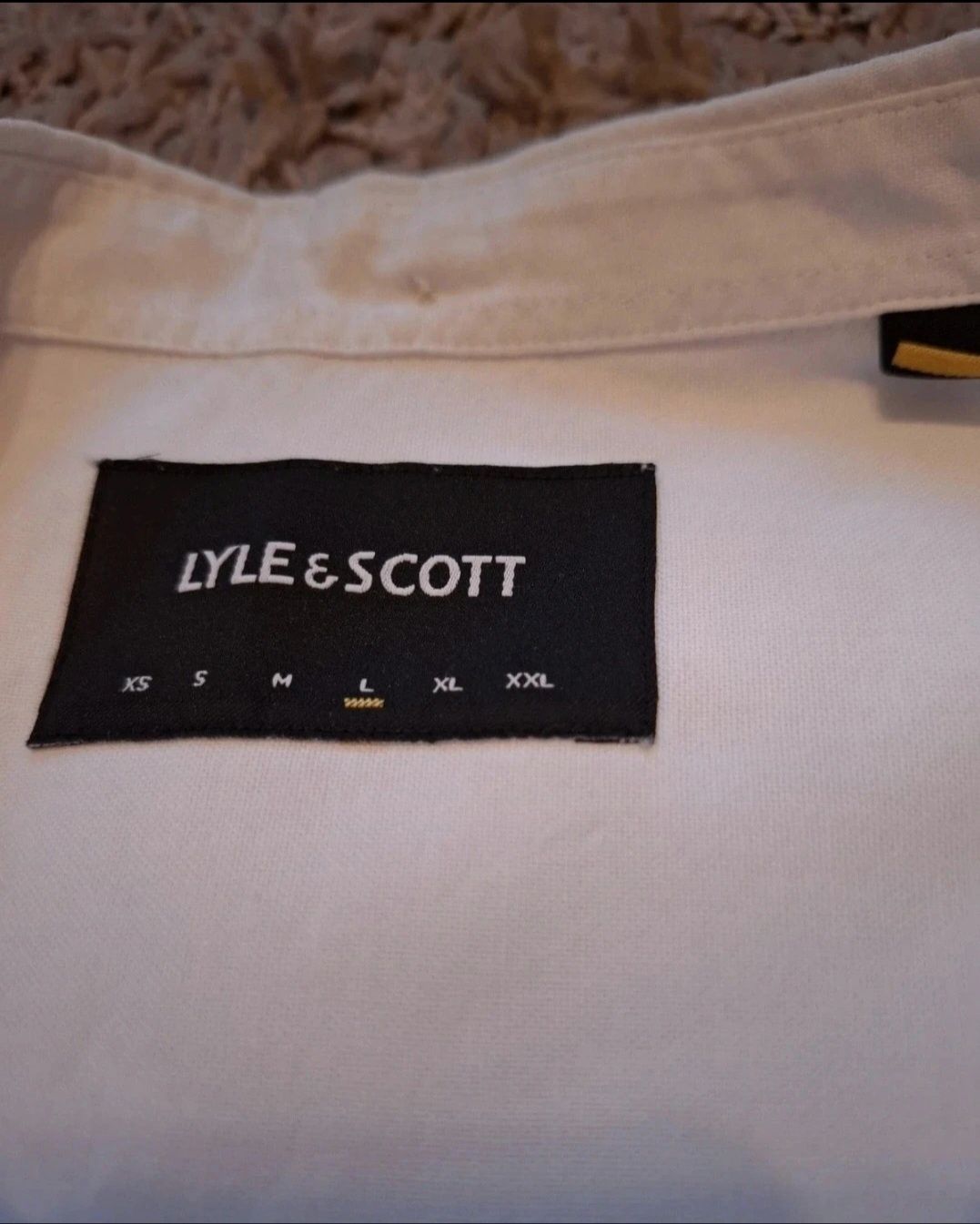 Koszula męska Lyle & Scott 100% bawełna