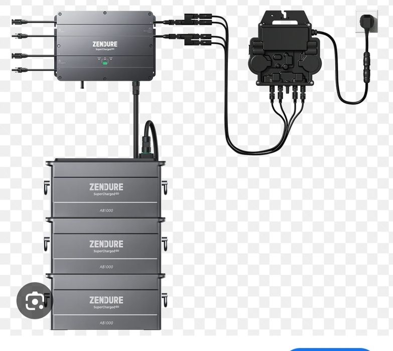 Balkonowy magazyn energii 3kWh plus Hub1200