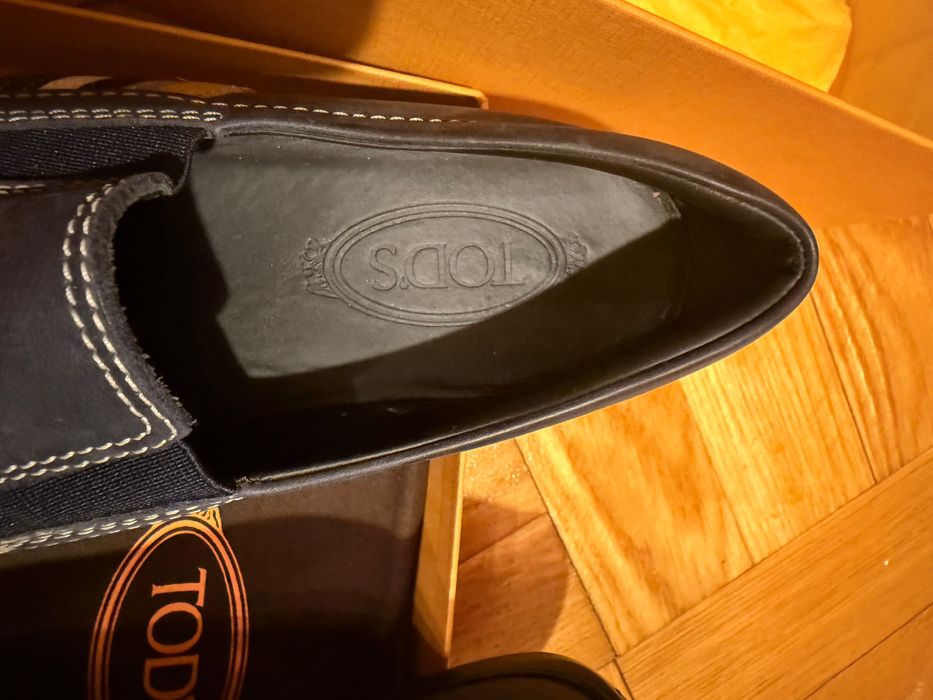 Granatowe Mokasyny Tod’s