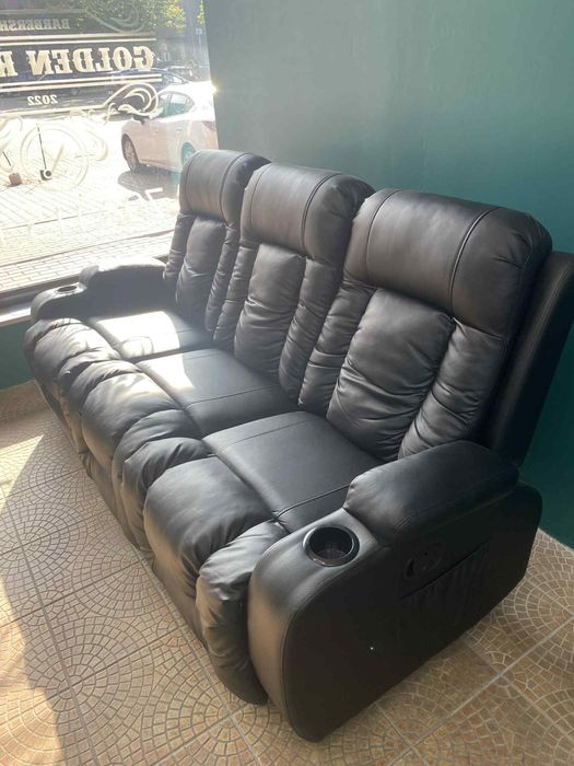 Kanapa rozkladana skora funkcja relax