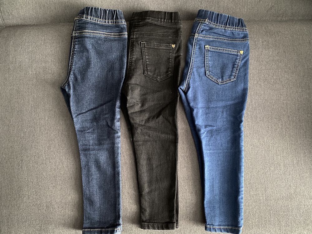 Jeansy Jegginsy C&A Palomino Skinny Rozmiar 98