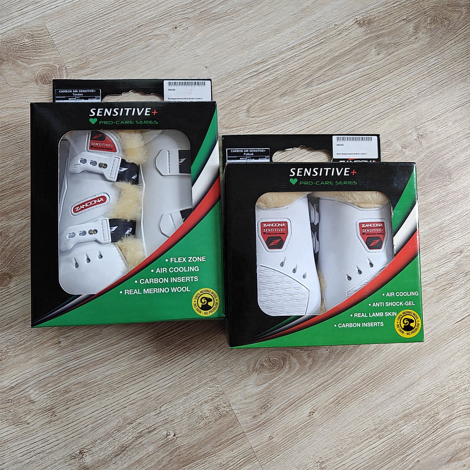 Zest ochraniacze Zandona carbon sensitive+ Full+ białe