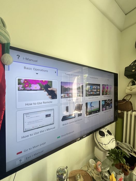 SMART TV Sony Bravia 65” (IMA-112) — Câmara integrada e som premium