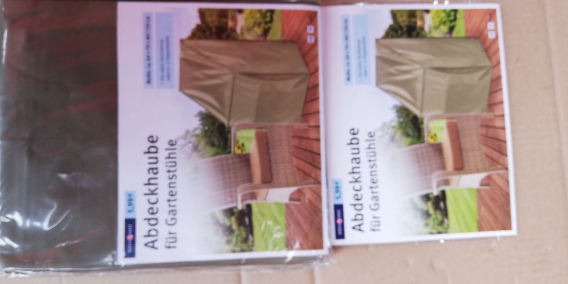 Pokrowce na meble ogrodowe, krzesła, fartuch do grilla