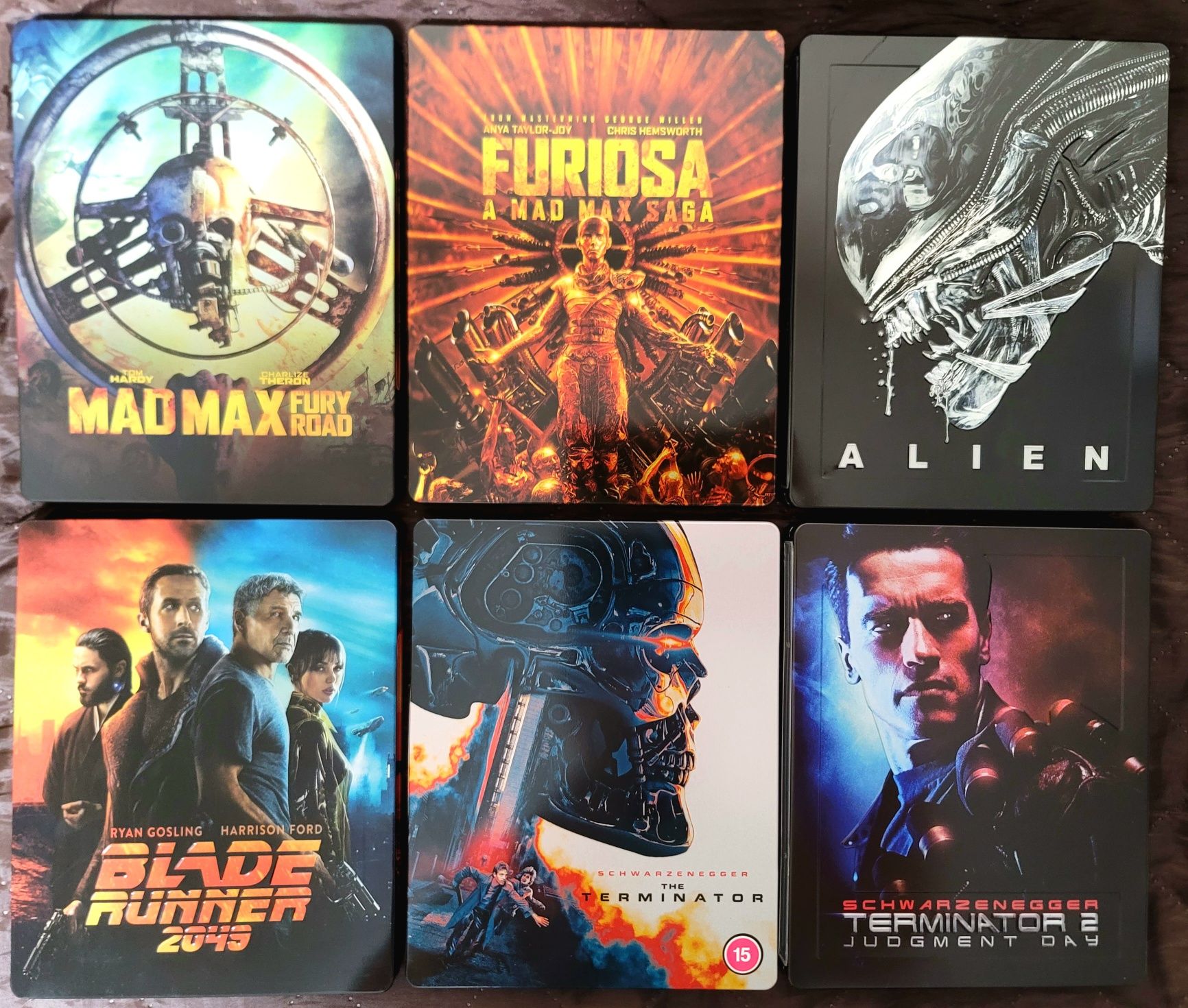Культовые фильмы на Steelbook Blu Ray (Terminator, Alien, MadMax и др)