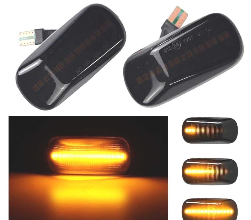 PISCAS LATERAIS HONDA LED DINÂMICOS FUMADOS