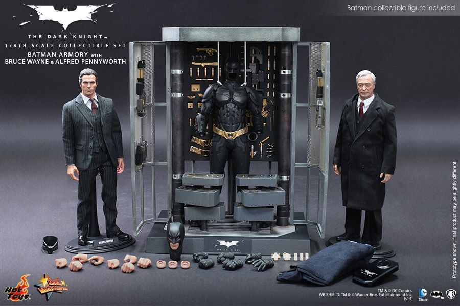 Фигурка 1/6 hot toys mms 236 TDK BATMAN ARMORY BRUCE & ALFRED