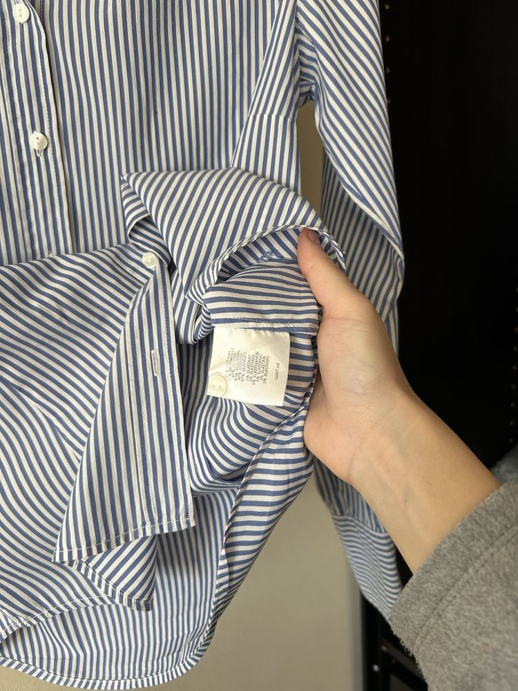 Camisa riscas azul GANT