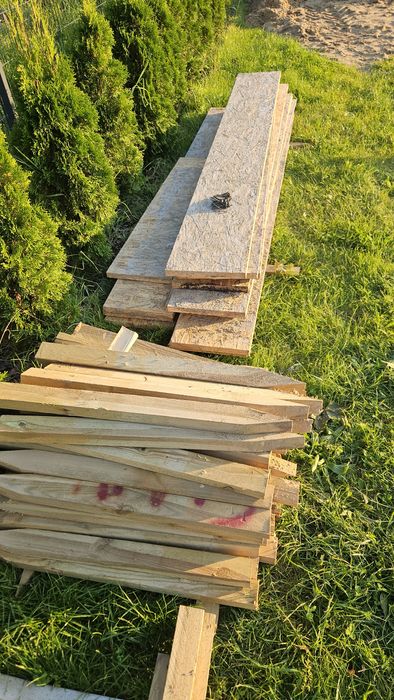 Szalunki pod płytę garażowa 6x10m osb 3cm