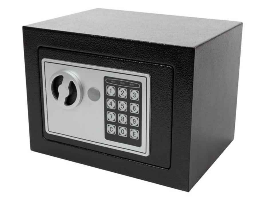 cofre digital com código Perel BG90014 NOVO