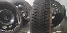 Koła 195/55R16 BMW 5x120 stalowe felgi GOODYEAR ładne opony 4szt kompl