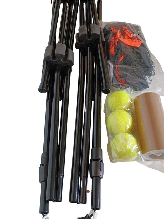 Siatka KESSER 300cm do badmintona i tenisa regulowana z zestawem