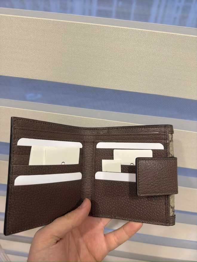 GUCCI GG Supreme Ophidia French flap wallet гаманець новий оригінал