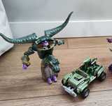 2x Transformers T-Rex figurka dinozaur robot i samochod